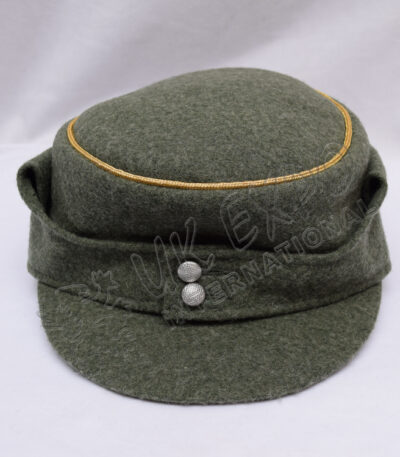 WWII German Heer Elite Grey Wool Cap