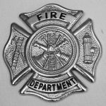 Fire Department Metal Badge