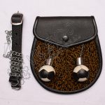 Tiger Skin Football Tassel Sports Wear Sporran