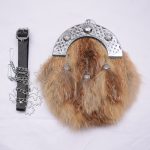 Fox Fur Full Dress Celtic Cantle Sporran