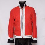 French Officer Coat with Blue Line Silver coat