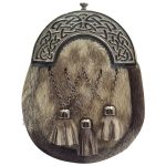 Antique Seal Skin Celtic Kilt Sporran