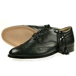 Thistle Brand Black Ghillie Brogue Shoes