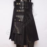 Gladiator Men Black Utility Kilt