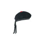 Gents Glengarry Plain Black