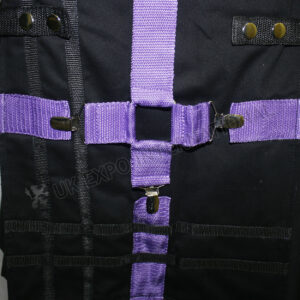 Black and Purple Cargo Kilts
