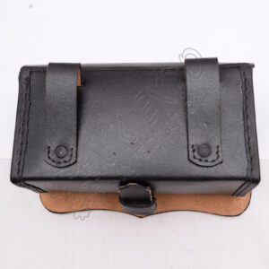 Black Leather Cartridge Box