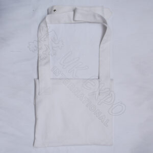 Bread Bag White Color With 21st Peweter buttons
