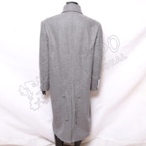 Great Coat with Double Brest Light Gray color