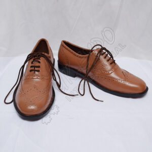 Ghillie Shoes Real Uppar and real leather sole Brown Color