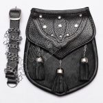 Goat Skin Fur Grain Leather Smart Sporran