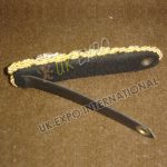 Golden Zeek Shoulder/Epaulette with Badge and leather strap back closing