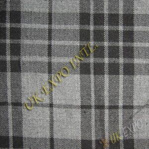 Gray Black Grey Watch Tartan No 24 - 71