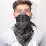 Grey Watch Scarf Style Tartan Mask