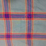 Red and Blue Line on Gray Shade Tartan