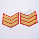 Hand Embroidered Shoulder Chevron