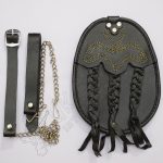 Black Hand Made Knot Work Smart Sporran