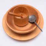 Historical Wood made Eating Set