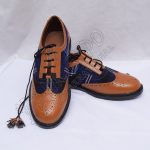 Hybrid Scotland Heritage Tartan Ghillies With Brown Leather