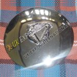 Irish Harp Badge With Center Hole Plain Brooch
