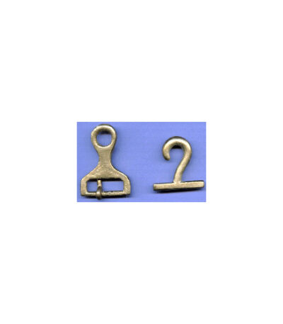 Confederate Brass Uniform Clips