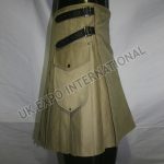 Scottish Modern Khaki Utility Kilt