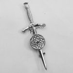Kilt Pin Sword With Celtic Shield