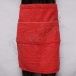 Red Tie Up in Style Ladies Belted Apron