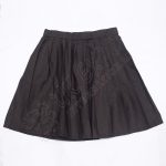 Zip Closing Ladies Black Color Skirt