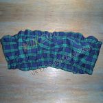 Ladies Blue Green Plaid Tartan Bra