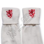 Rampant Lion Embroidery On Kilt Socks