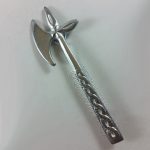 Lauder Battle Axe Chrome Kilt Pin