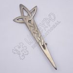 Leaf Celtic Shiny Antique Kilt Pin