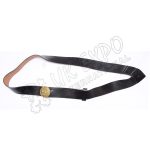 Black Leather NCO Baldric Belt