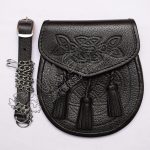Grain Leather Full Dress Embossed Sporran