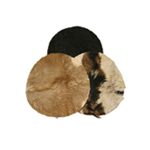 Round Shape Goat Skins with Hair