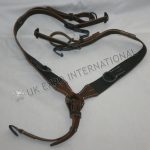 Brown Leather Black Suspender