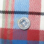 led and silver button