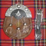 Brown Seal Skin Masonic Formal Sporran