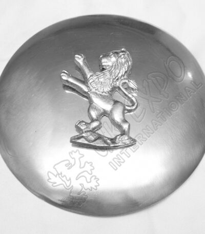 Lion Badge With Plain Brooch