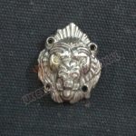 Civil War Lion Lancer Brass Hat Badge