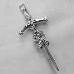 Lion Sword Kilt Pin