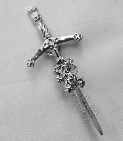 Lion Sword Kilt Pin