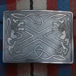 Lions Chrome Design Buckle