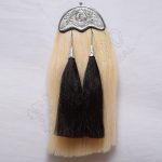 Khaki Long Horse Hair Celtic Sporran