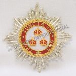 Lord Nelson Admiral Order of Bath Tria juncta in uno Badge Hand Embroidery Badge