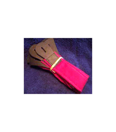 Cotton Canvas Suspender with Brown Leather