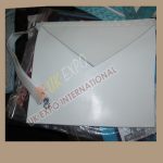 Masonic Bag White Leather Plain
