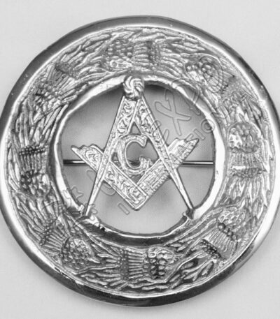 Masonic Moulded Brooch