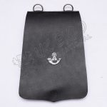 Medieval Black Leather Pouch